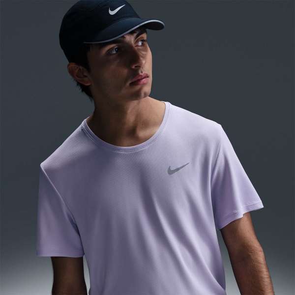 Nike Dri-FIT UV Run Division Miler Maglietta - Hydrangeas/Reflective Silver