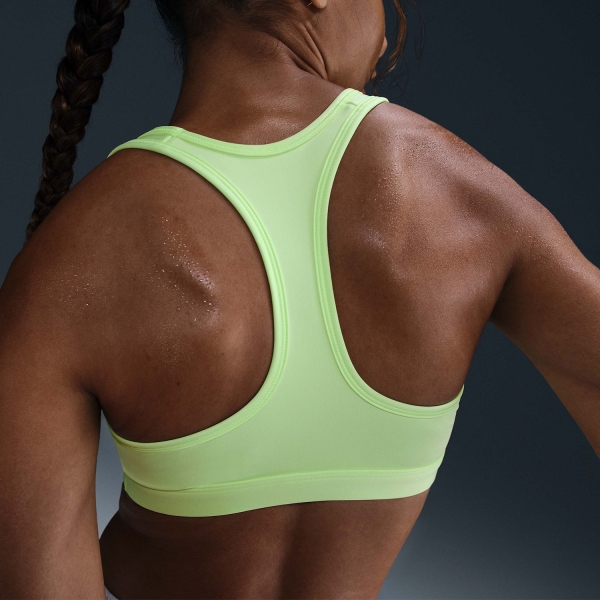 Nike Swoosh Reggiseno Sportivo - Barely Volt/White