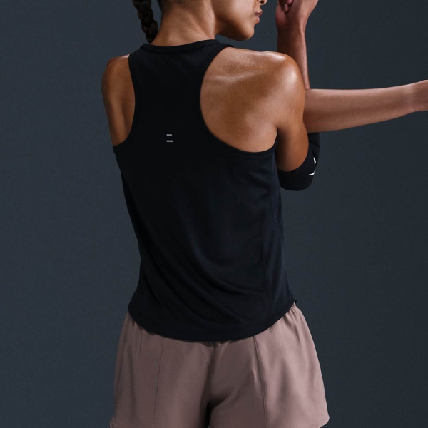 Nike Tempo Dri-FIT Canotta - Black/Reflective Silver