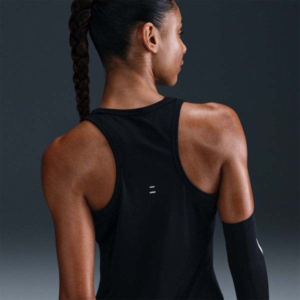 Nike Tempo Dri-FIT Canotta - Black/Reflective Silver