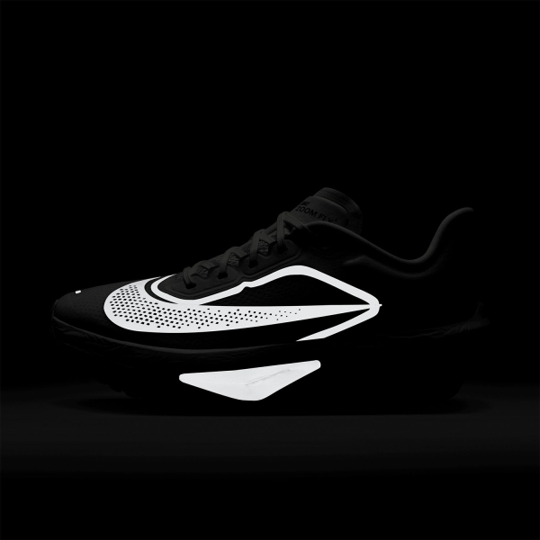 Nike Zoom Fly 6 - White/Black/Smoke Grey/Metallic Grey