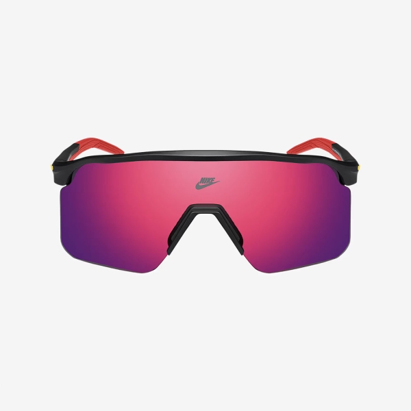 Nike Expedition Shield Occhiali - Matte Dark Smoke Grey/Red Mirror