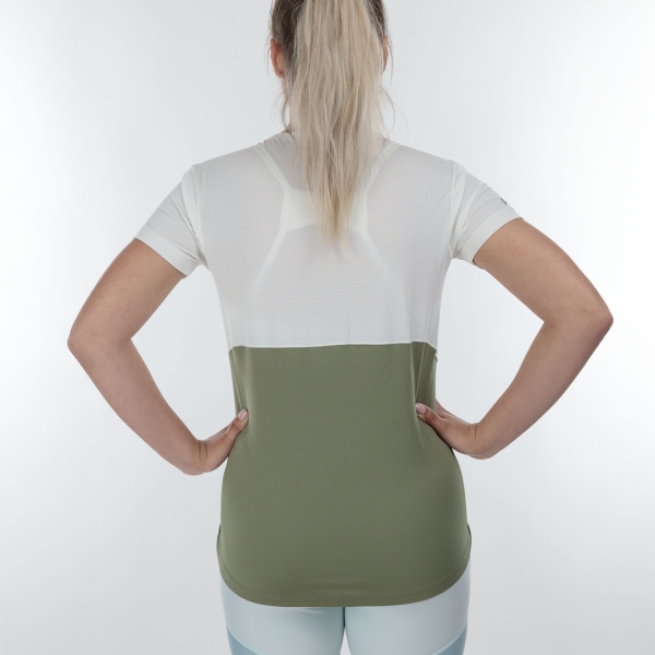 Scott Endurance Camiseta - Cotton White/Hay Green
