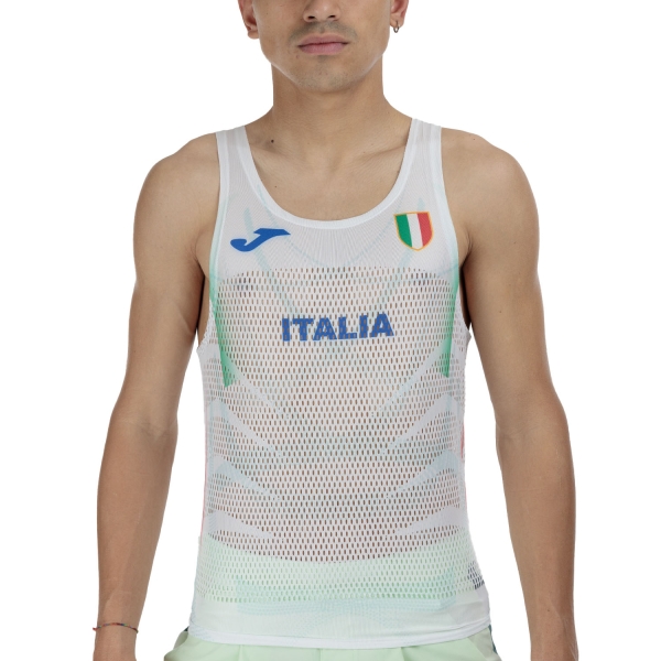 Top Running Hombre Joma FIDAL Logo Top  White TH10604B0103