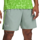 Under Armour Launch 7in Shorts - Silica Green/Cyber Green/Reflective
