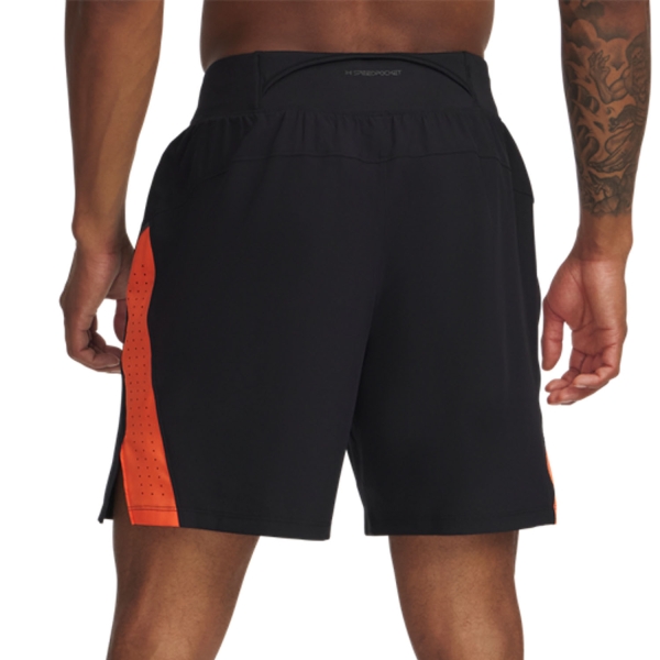 Under Armour Launch Elite 7in Shorts - Black/Reflective