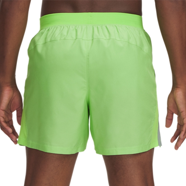 Under Armour Launch 5in Shorts - Cyber Green/Silica Green/Reflective