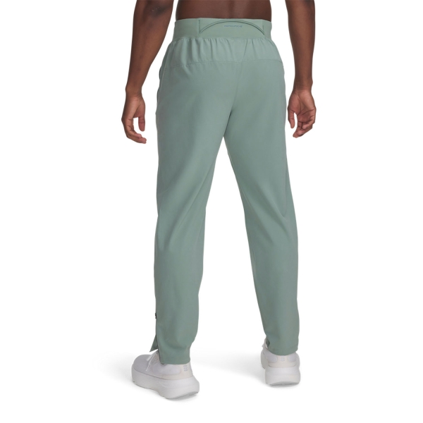 Under Armour OutRun The Storm Pantaloni - Silica Green/High Vis Yellow/Reflective