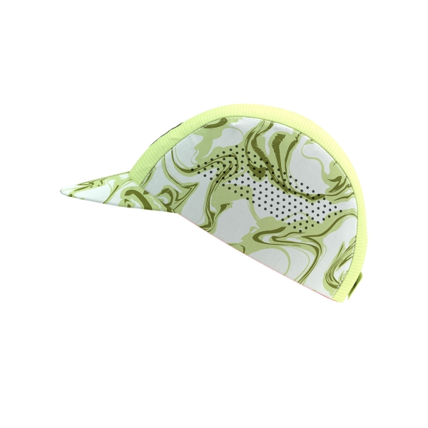 Compressport Pro Racing Logo Cappello - Green Camo/Fluo Red
