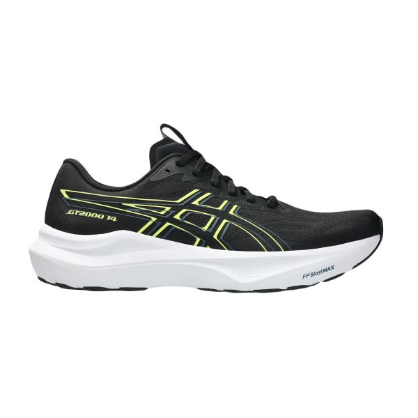 Scarpe Running Stabili Uomo Asics GT 2000 14  Black/Citron 1011C056003