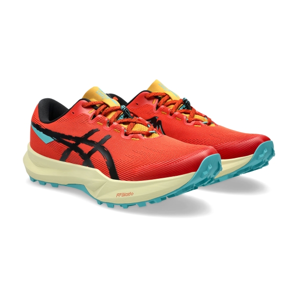 Asics Fuji Lite 6 - Red Clay/Black