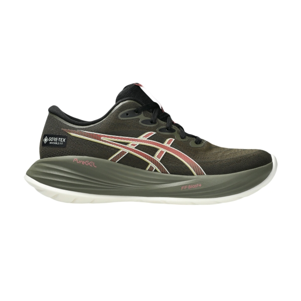Scarpe Running Neutre Donna ASICS Gel Cumulus 27 GTX  Brown Stone/Dark Pink Clay 1012B834200