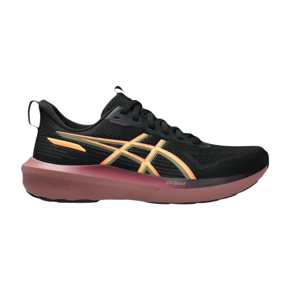 Scarpe Running Stabili Donna Asics GT 1000 14  Black/Vivid Coral 1012B859001