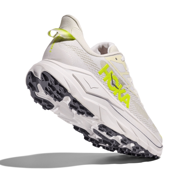 Hoka Challenger 8 - White/Neon Citrus
