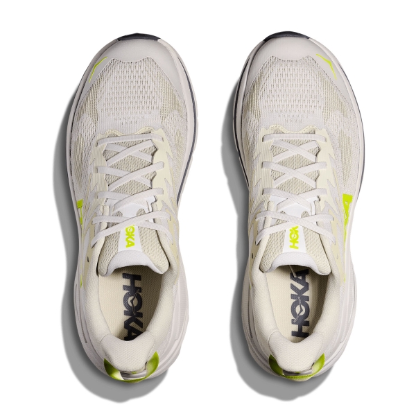 Hoka Challenger 8 - White/Neon Citrus