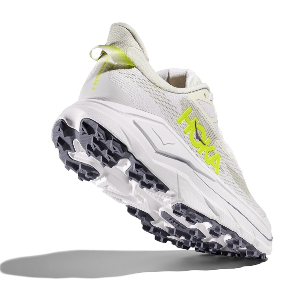Hoka Challenger 8 - White/Neon Citrus