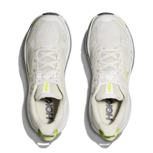 Hoka Challenger 8 - White/Neon Citrus