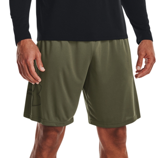 Pantaloncino Training Uomo Under Armour Tech Graphic 10in Pantaloncini  Marine Od Green/Black 13064430390