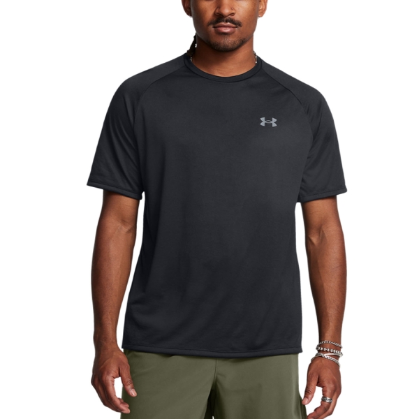 Maglietta Running Uomo Under Armour Tech 2.0 Maglietta  Black/Graphite 13264130001