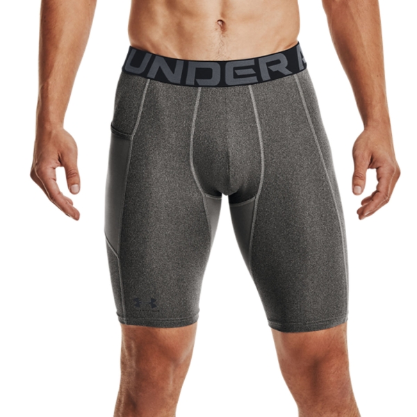  Under Armour HeatGear Pro Calzamaglia Corta  Carbon Heather/Black 13616020090