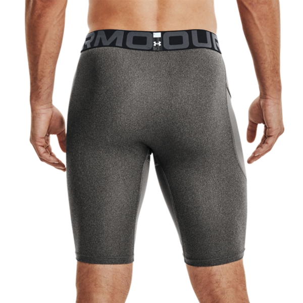Under Armour HeatGear Pro Calzamaglia Corta - Carbon Heather/Black