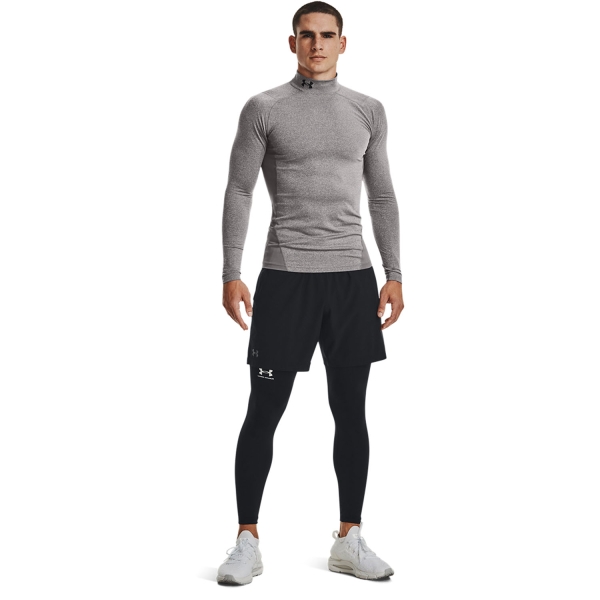 Under Armour ColdGear Maglia - Charcoal Light Heather/Black