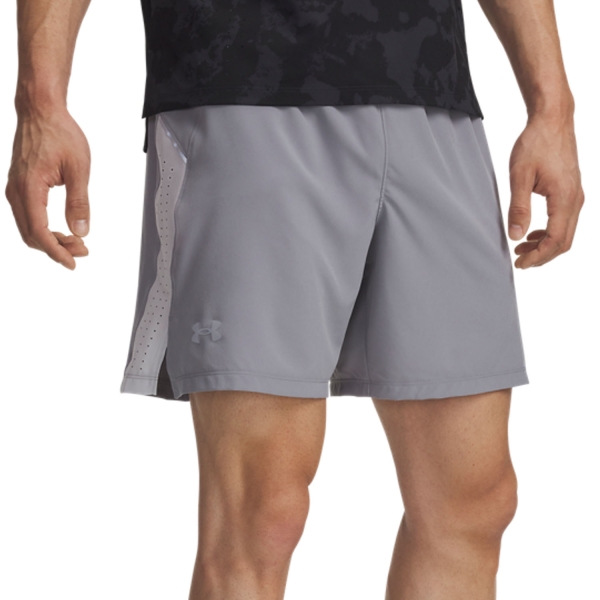 Pantaloncino Running Uomo Under Armour Launch Elite 7in Pantaloncini  Steel/Halo Gray/Reflective 13765080036