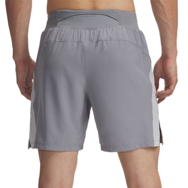 Under Armour Launch Elite 7in Pantaloncini - Steel/Halo Gray/Reflective