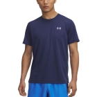 Under Armour Streaker Logo T-Shirt - Washed Navy/Reflective