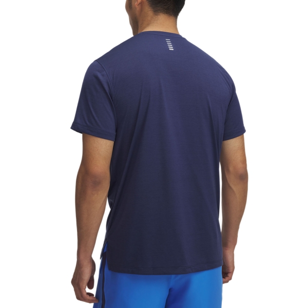 Under Armour Streaker Logo T-Shirt - Washed Navy/Reflective