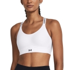 Under Armour Infinity Mid 2.0 Reggiseno Sportivo - White/Black