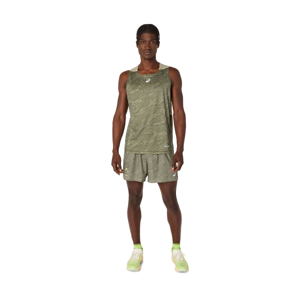 Asics Fujitrail Canotta - Mantle Green/Khaki