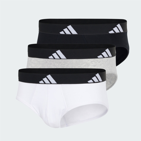 adidas Active Flex x 3 Slip - White/Grey/Black