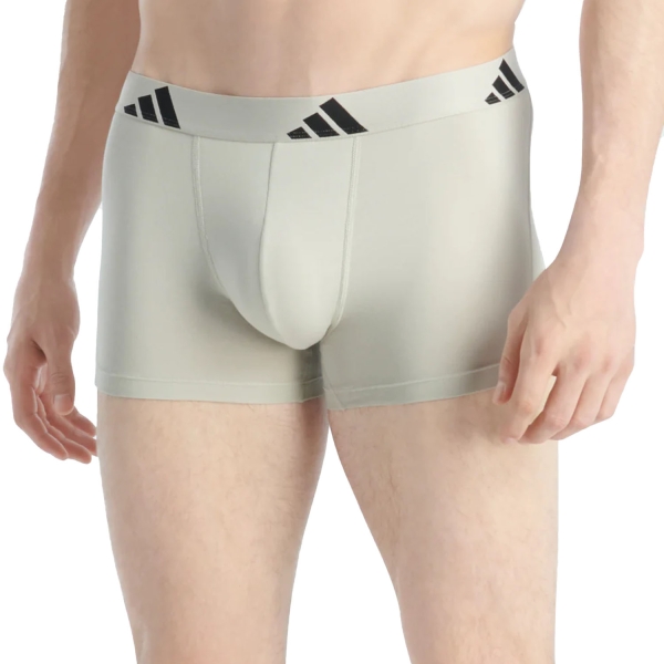 Slip e Boxer Intimi Uomo adidas Active Flex Logo x 3 Boxer  Anthracite/Grey/Black 4AM002903M1