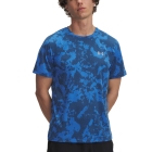 Under Armour Launch Printed Logo Maglietta - Blue Atlantis/Washed Navy/Reflective