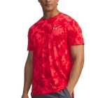 Under Armour Launch Printed Logo Maglietta - Racer Red/Red/Reflective