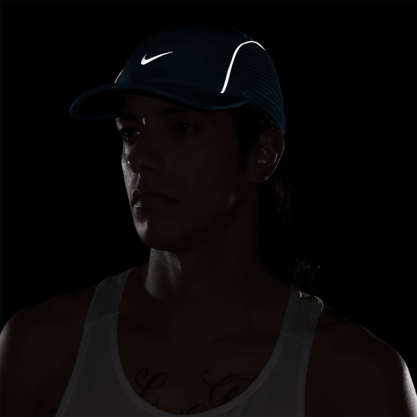 Nike Dri-FIT ADV Fly Cappello - Green Abyss/Reflective Silver