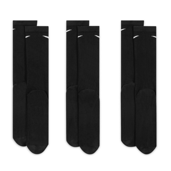 Nike Everyday Plus Logo x 3 Calcetines - Black/White
