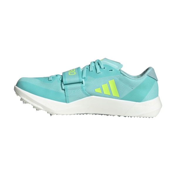 adidas adizero Triple Jump/Pole Vault - Flash Aqua/Zero Metalic/Lucid Lemon
