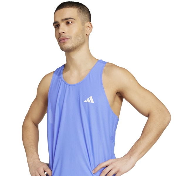 adidas Own The Run AEROREADY Tank - Blue Fusion