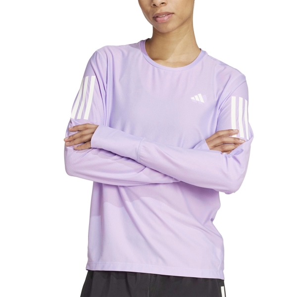 Maglia Running Donna adidas Own The Run Maglia  Powder Plum JW9670