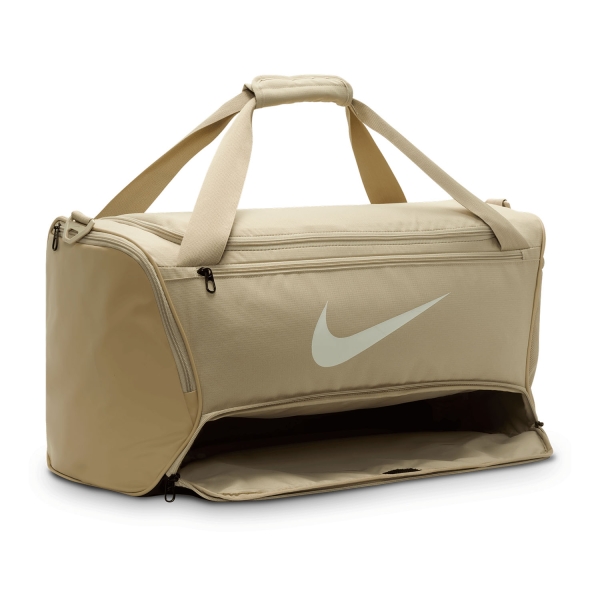 Nike Brasilia 9.5 Borsone Medio - Desert Khaki/Black/Sail