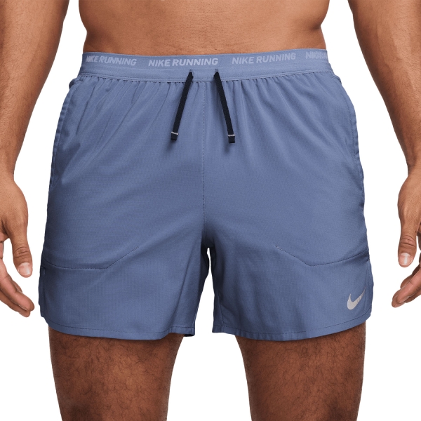 Pantaloncino Running Uomo Nike DriFIT Stride 5in Pantaloncini  World Indigo/Black/Reflective Silver DM4755499