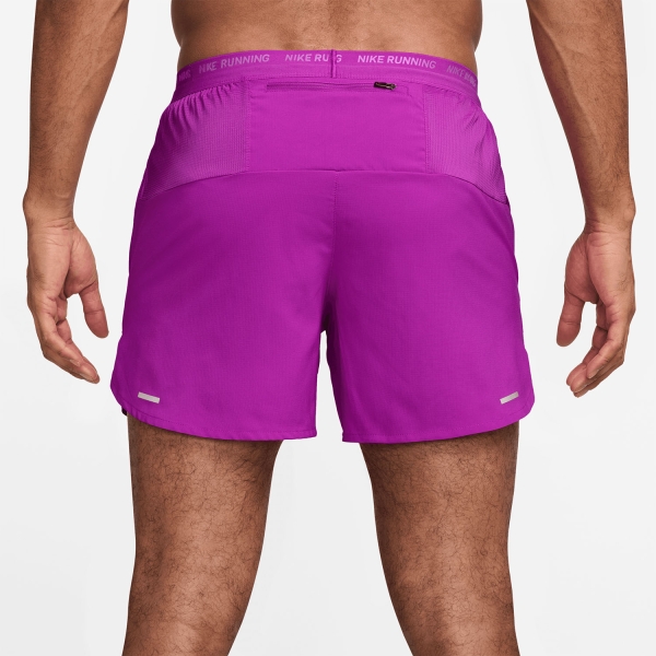 Nike Dri-FIT Stride 5in Shorts - Vivid Purple/Black/Reflective Silver