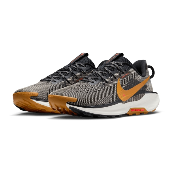 Nike ReactX Pegasus Trail 5 - Black/Desert Ochre/Fir/College Grey
