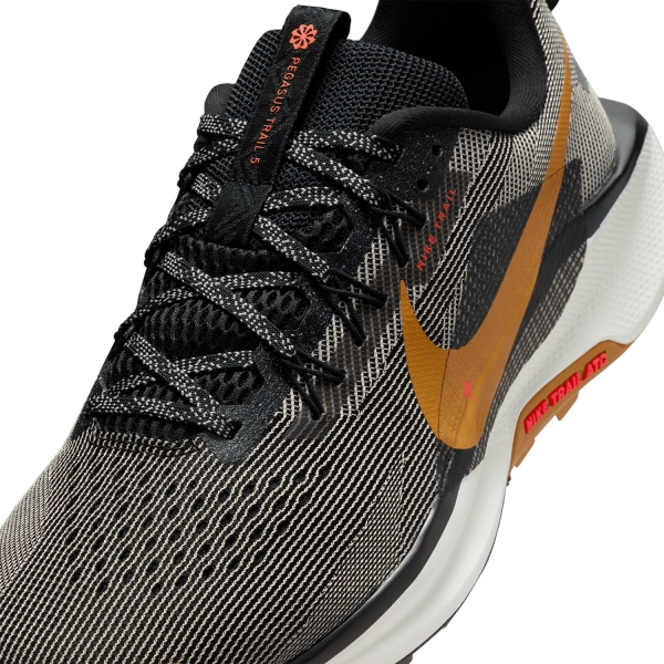 Nike ReactX Pegasus Trail 5 - Black/Desert Ochre/Fir/College Grey