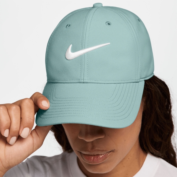 Nike Dri-FIT Club Logo Cappello - Cannon/White