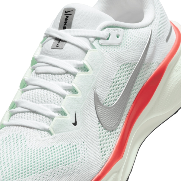 Nike Pegasus 41 - White/Metallic Silver/Barely Green