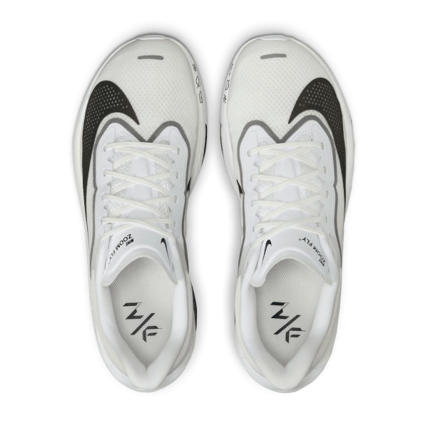 Nike Zoom Fly 6 - White/Black/Smoke Grey/Metallic Silver