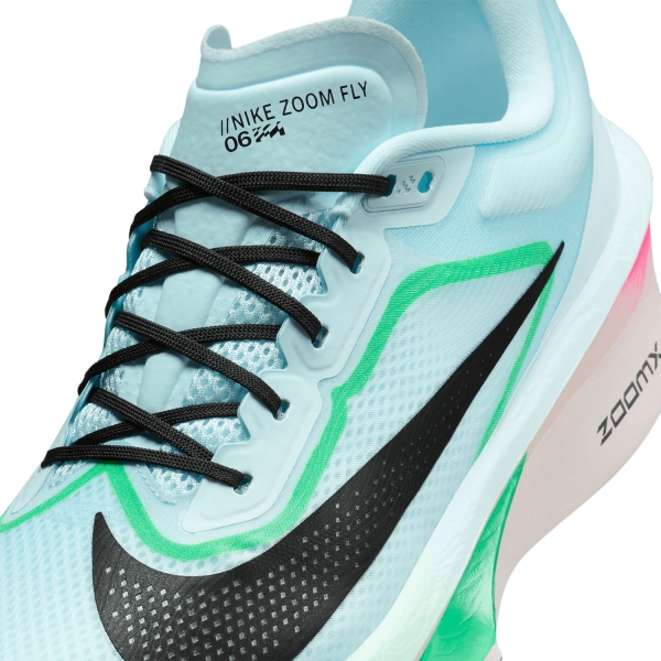 Nike Zoom Fly 6 - Glacier Ice/Black/Hyper Pink/Green Shock